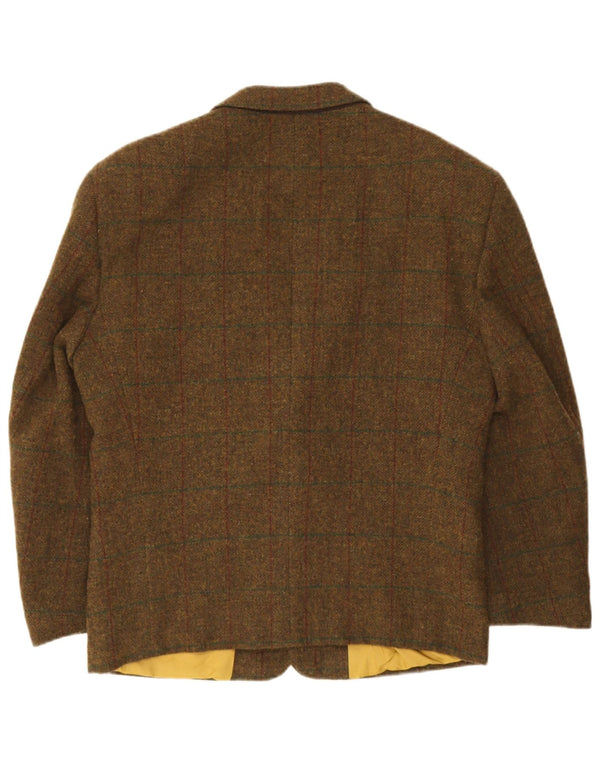 Daniel Hechter Chaqueta tipo blazer 2 en 1 para hombre UK 40 Large Green Houndstooth