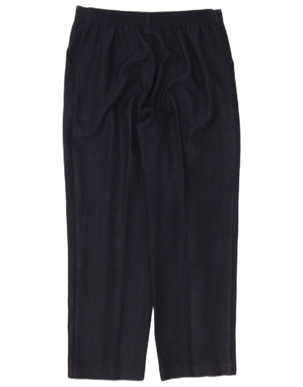 Marks & Spencer Pantalones cortos de cintura alta para mujer UK 10 Small W30 L26 Navy