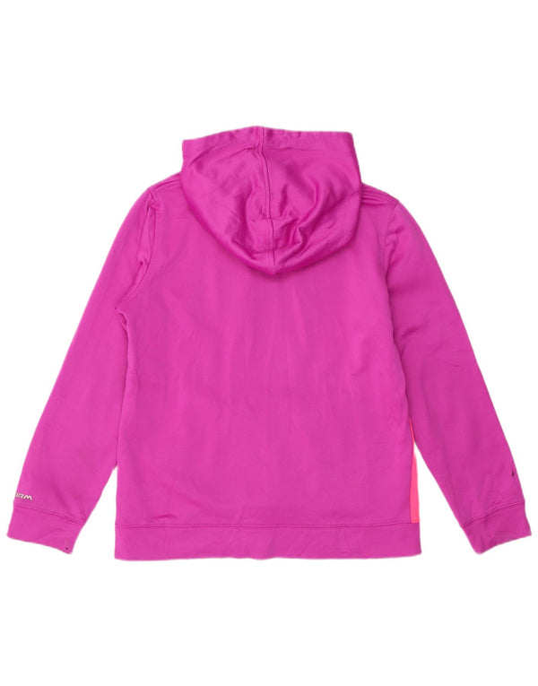Under Armour Sudadera con capucha gráfica para niñas 11-12 años Grande Rosa