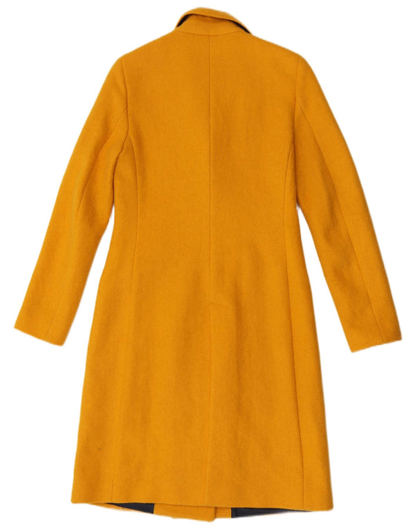 Manuel Ritz Abrigo cruzado para mujer UK 10 Small Yellow