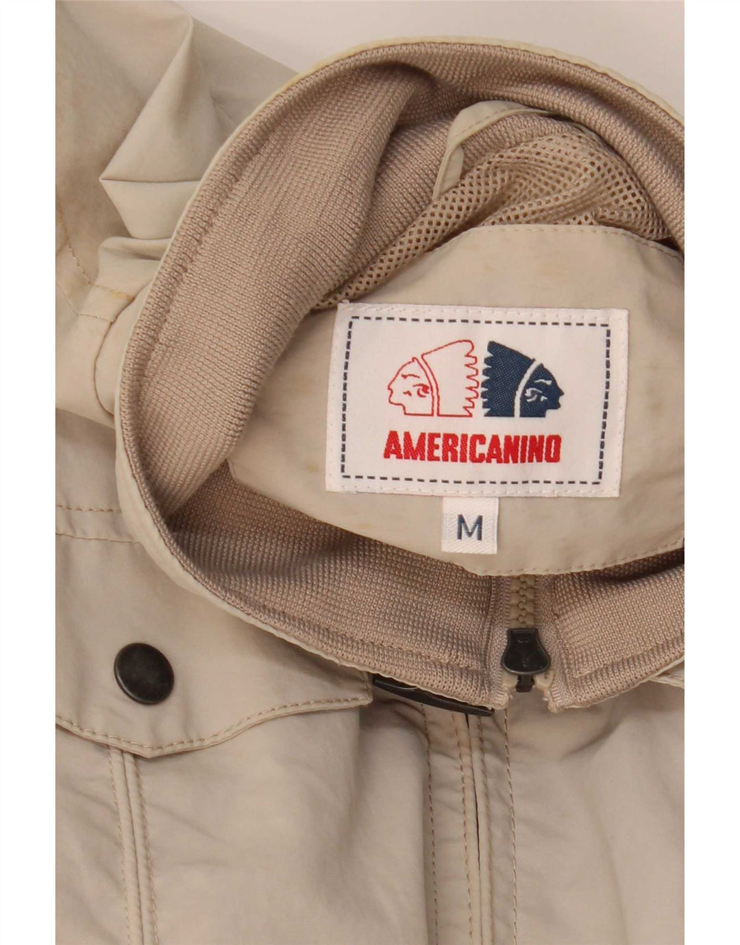 Americanino Chaqueta Bomber para Hombre ES 38 Medio Beige Poliamida