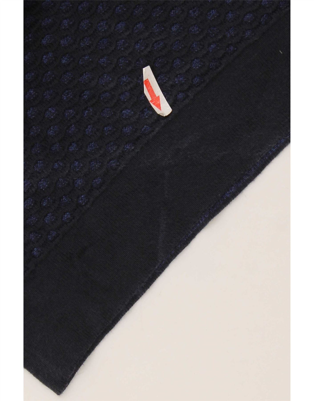 Calvin Klein Suéter de cuello redondo para hombre pequeño azul marino