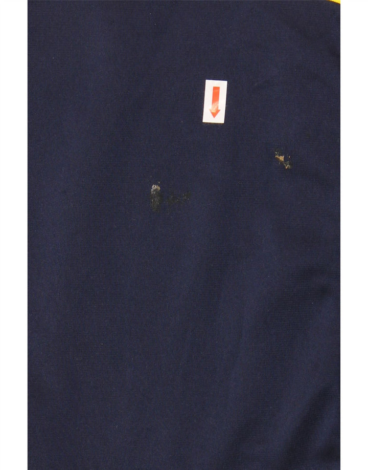 Reebok - Chaqueta de chándal con gráfico para hombre, color azul marino mediano