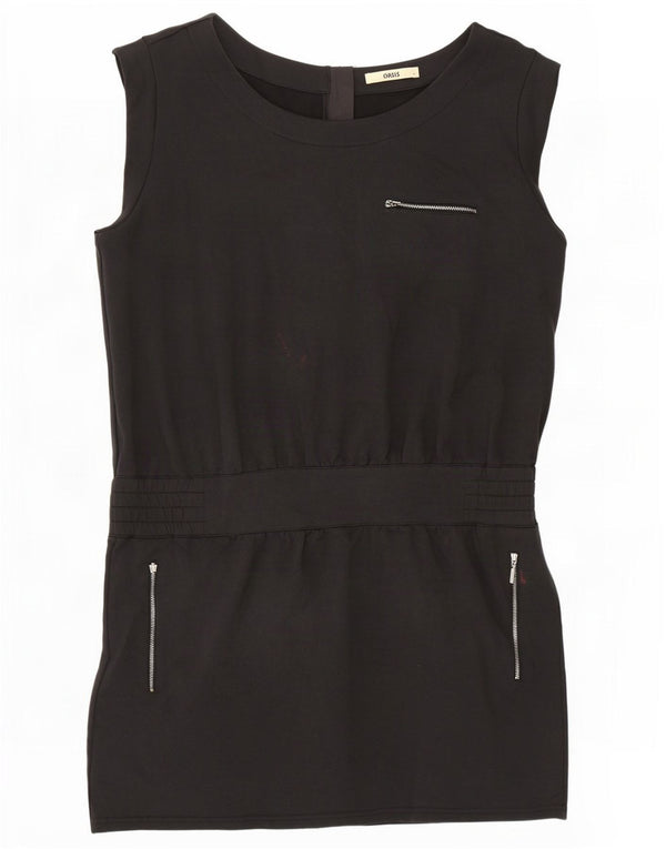Oasis Vestido tubo sin mangas para mujer UK 46 Grande Algodón negro
