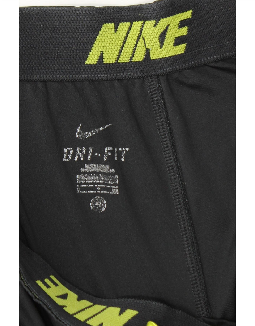 Nike - Pantalones cortos deportivos para hombre (talla pequeña), color negro y poliéster