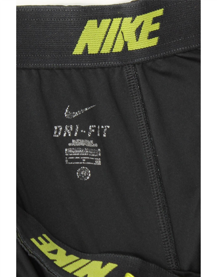 Nike - Pantalones cortos deportivos para hombre (talla pequeña), color negro y poliéster