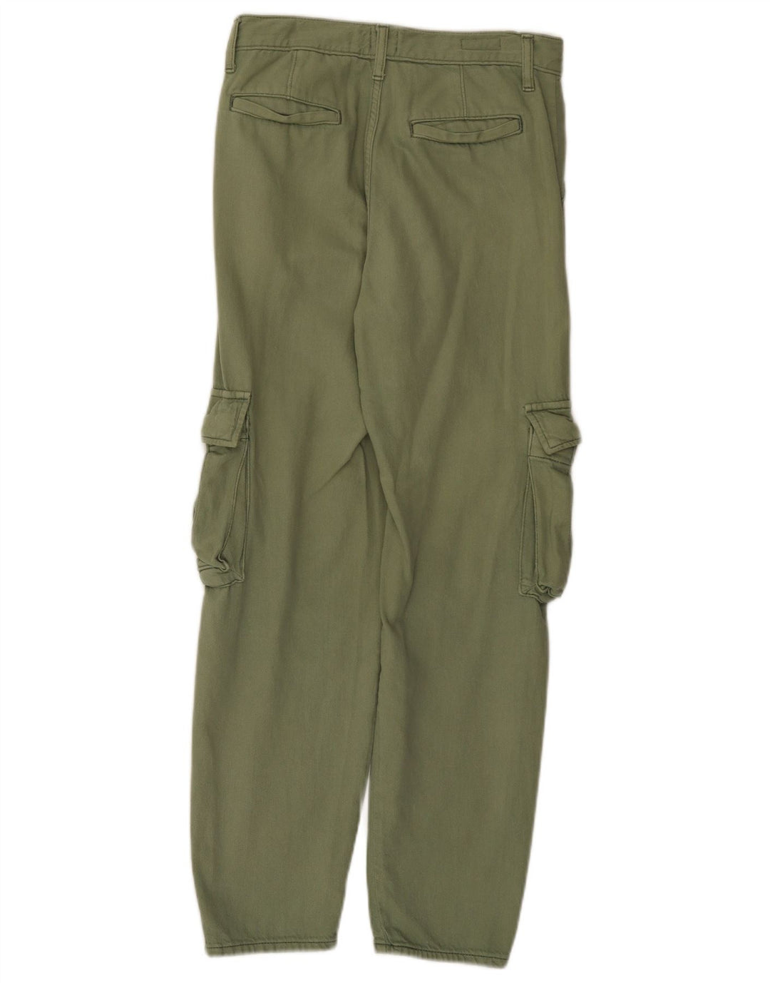 Pantalón Cargo Recto Levi's Mujer W24 L28 Algodón Verde