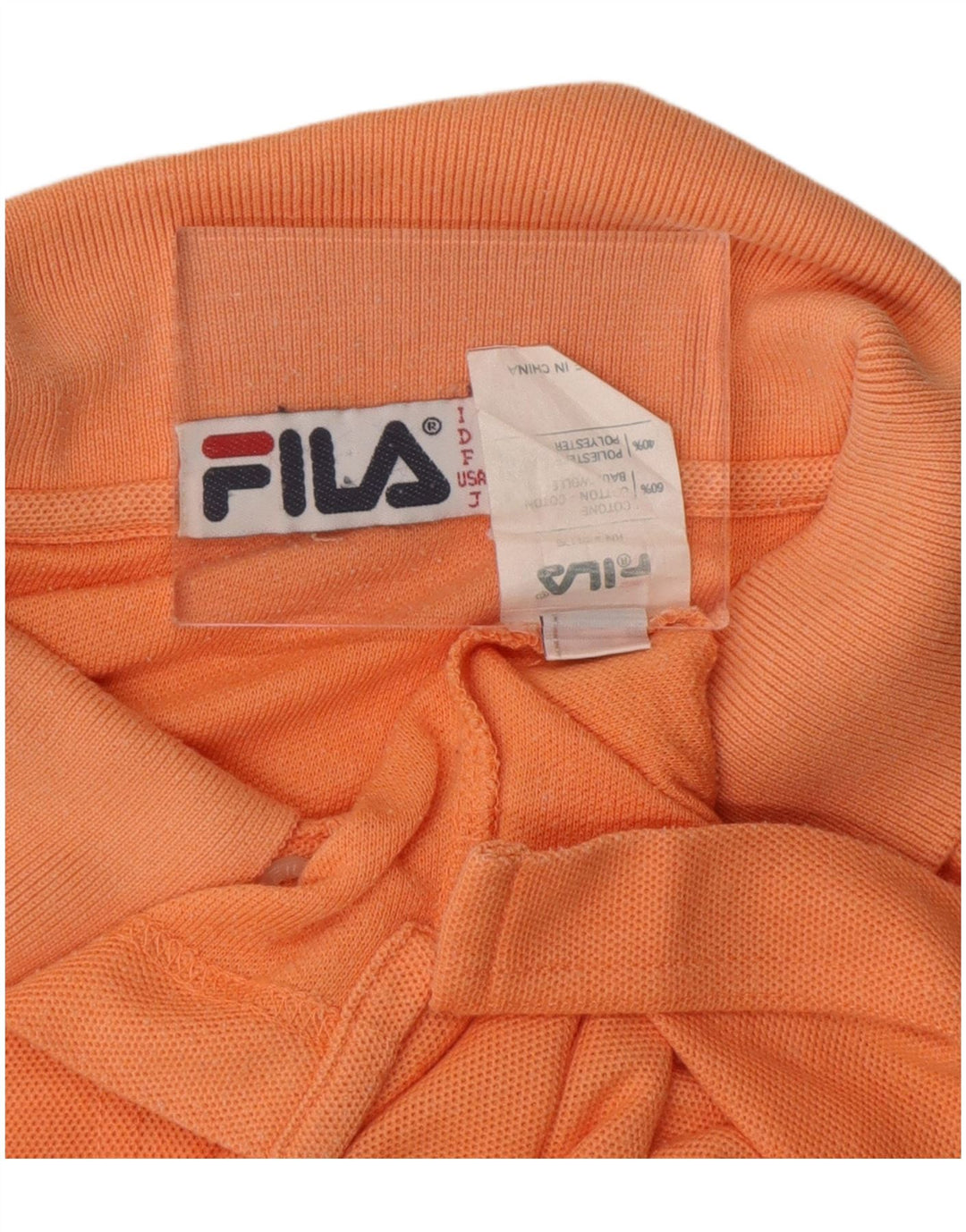 Fila Polo Hombre IT 54 XL Algodón Naranja