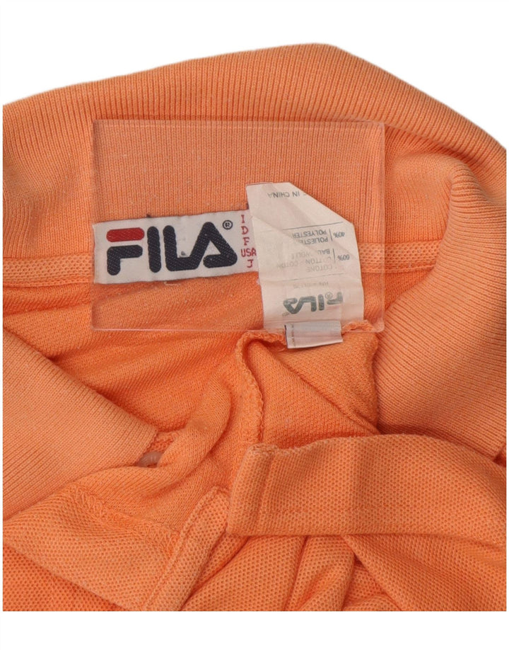 Fila Polo Hombre IT 54 XL Algodón Naranja