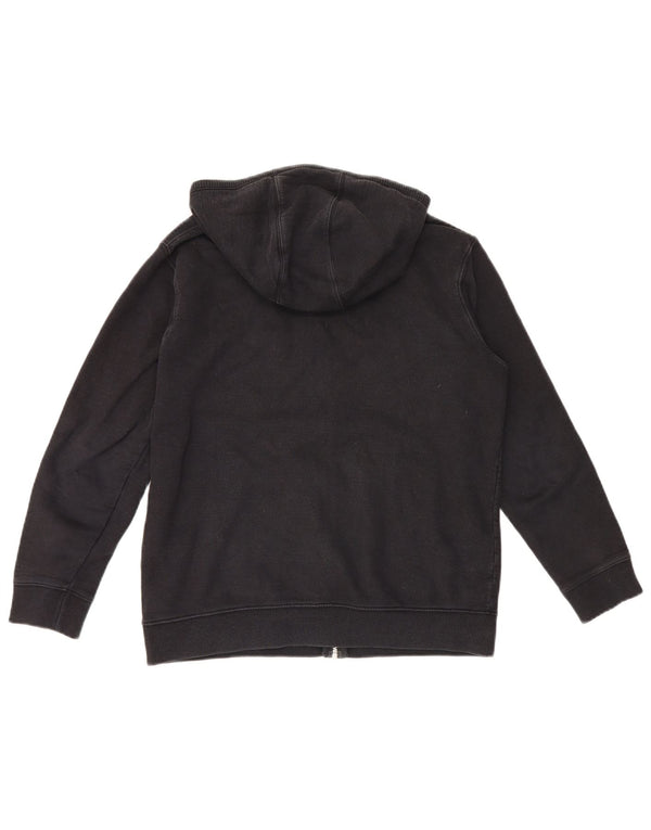 Vans Sudadera con capucha y cremallera gráfica para mujer UK 18 XL Algodón negro