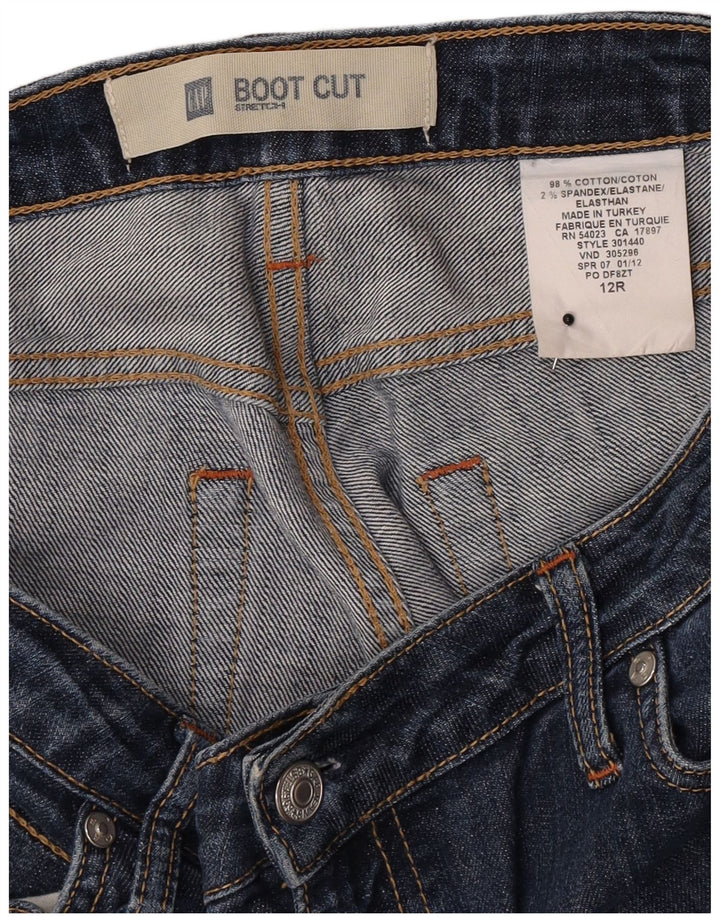 Gap Jeans elásticos para mujer, talla 12, grande, W32, L29, algodón azul
