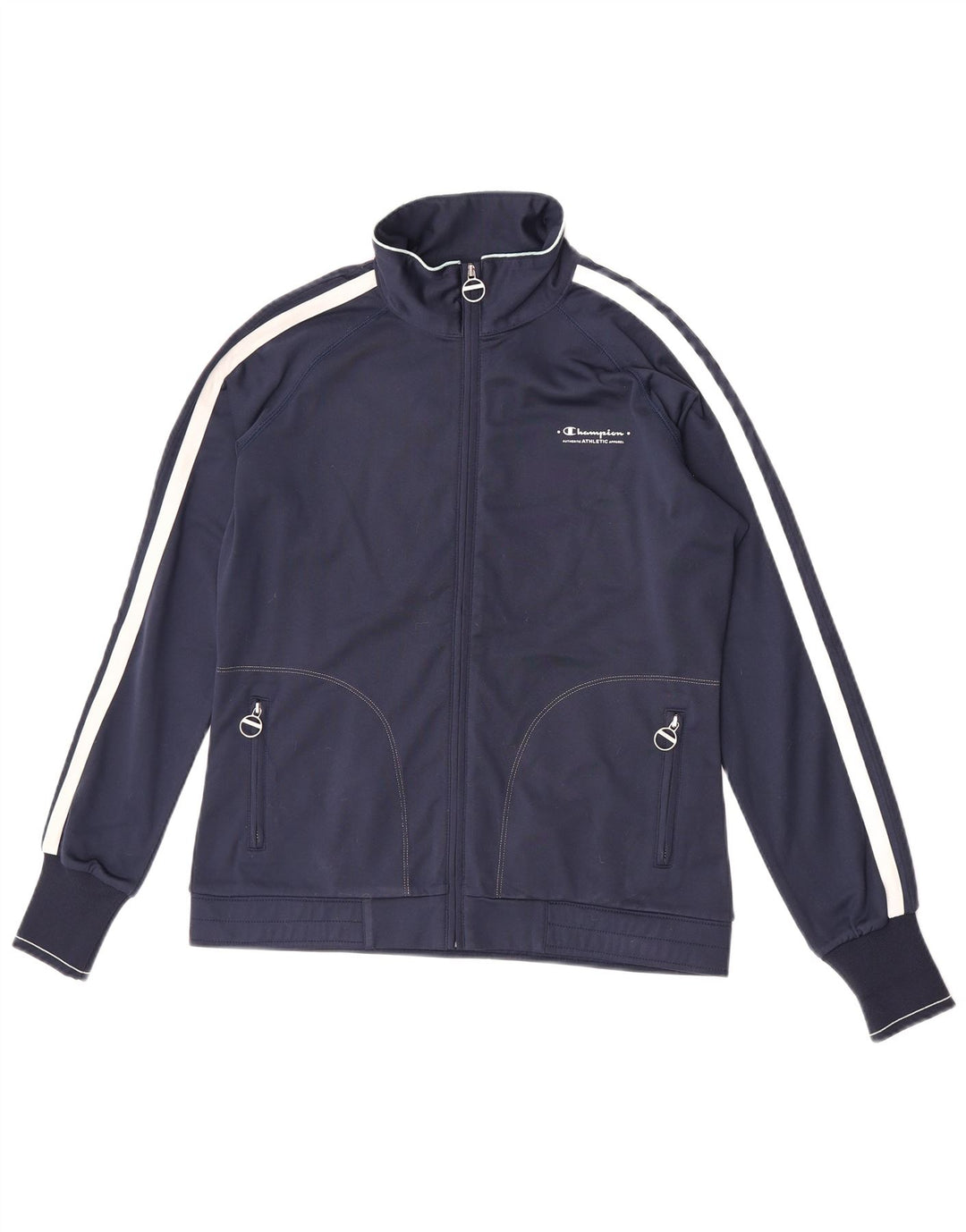 Champion Heritage - Chaqueta de chándal para mujer, talla 40, talla grande, color azul marino