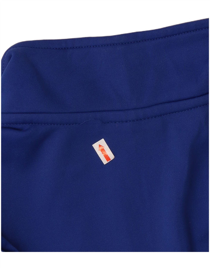 Lotto - Sudadera con cuello y cremallera para hombre, color azul