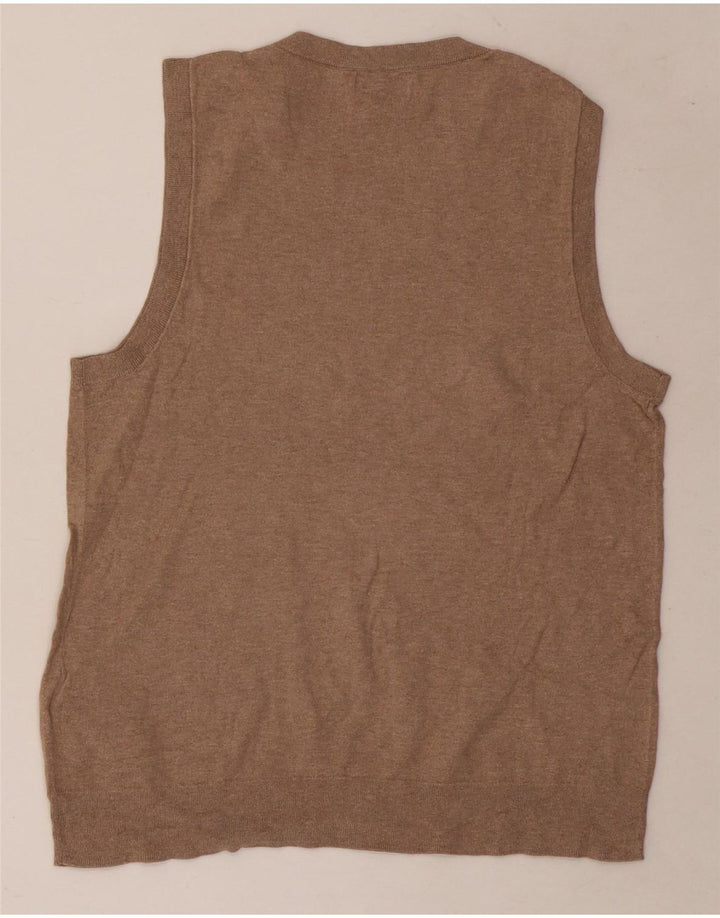J. Crew Camiseta sin mangas clásica para mujer UK 12 Algodón beige mediano