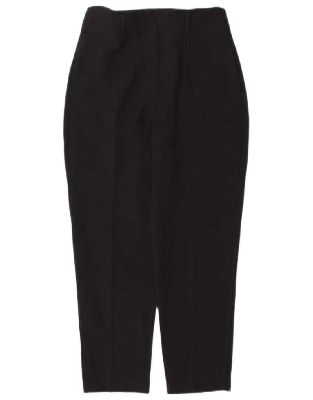 Zara Mujer Pantalón Casual Tapered Mediano W28 L27 Poliéster Negro