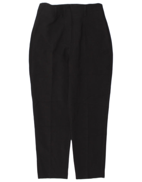 Zara Mujer Pantalón Casual Tapered Mediano W28 L27 Poliéster Negro