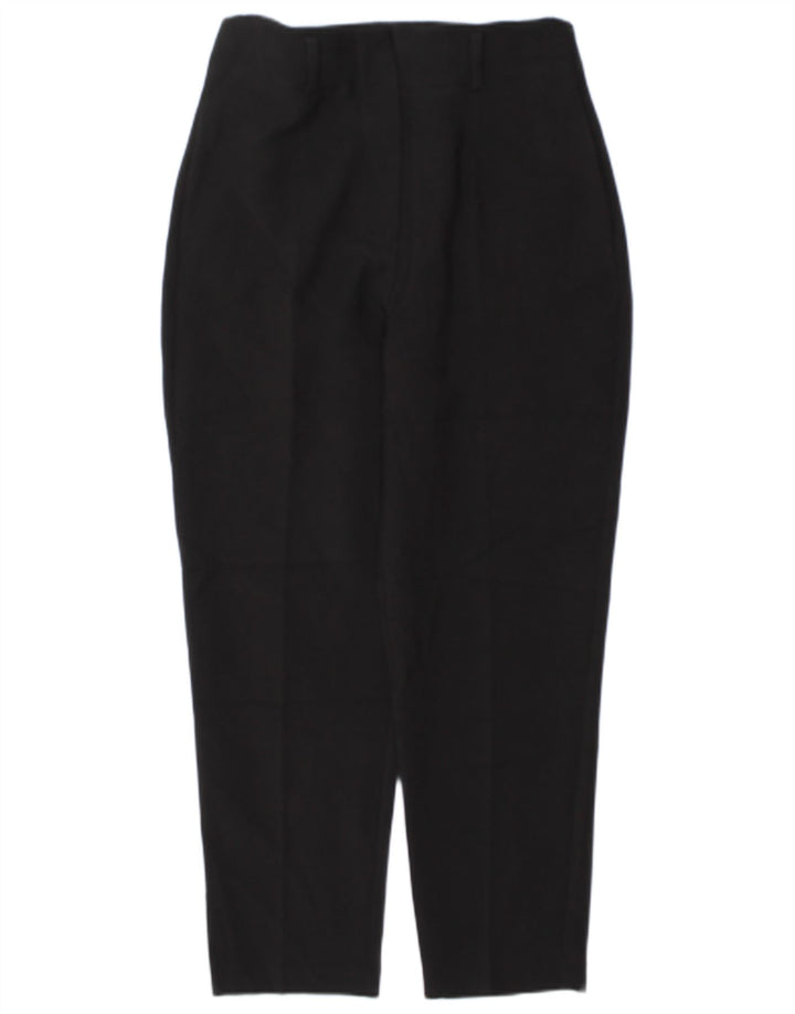 Zara Mujer Pantalón Casual Tapered Mediano W28 L27 Poliéster Negro