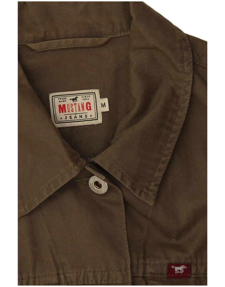 Mustang Chaleco vaquero para mujer UK 12 Algodón caqui mediano