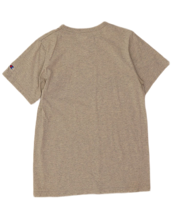 Champion Camiseta gráfica para hombre Top pequeño de algodón moteado gris