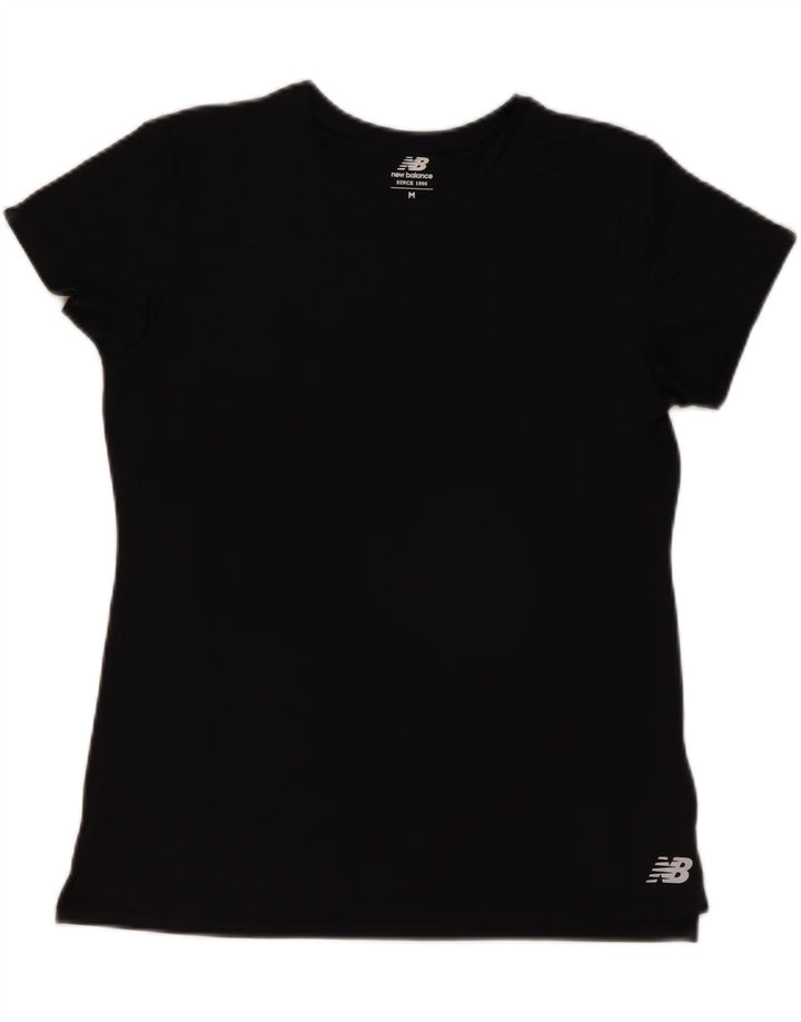 New Balance Camiseta para mujer Top UK 14 Medium Black