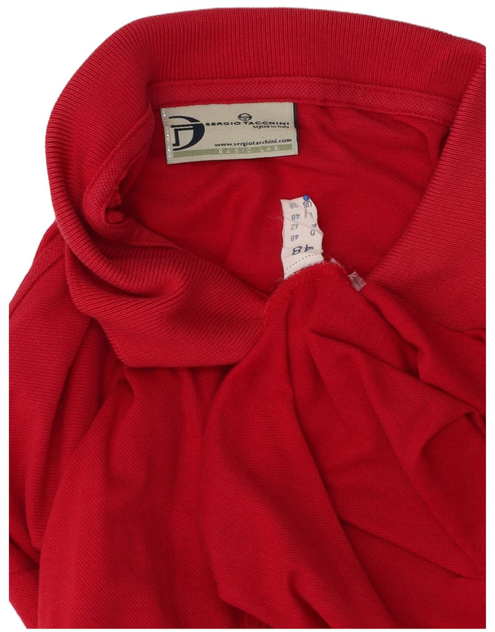 Sergio Tacchini Polo para hombre IT 48 Rosa mediano