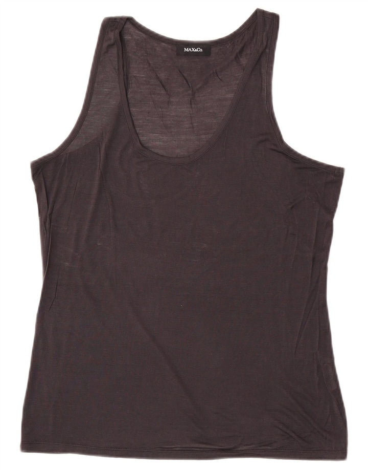 Max & Co. Camiseta sin mangas para mujer UK 12 Medium Black