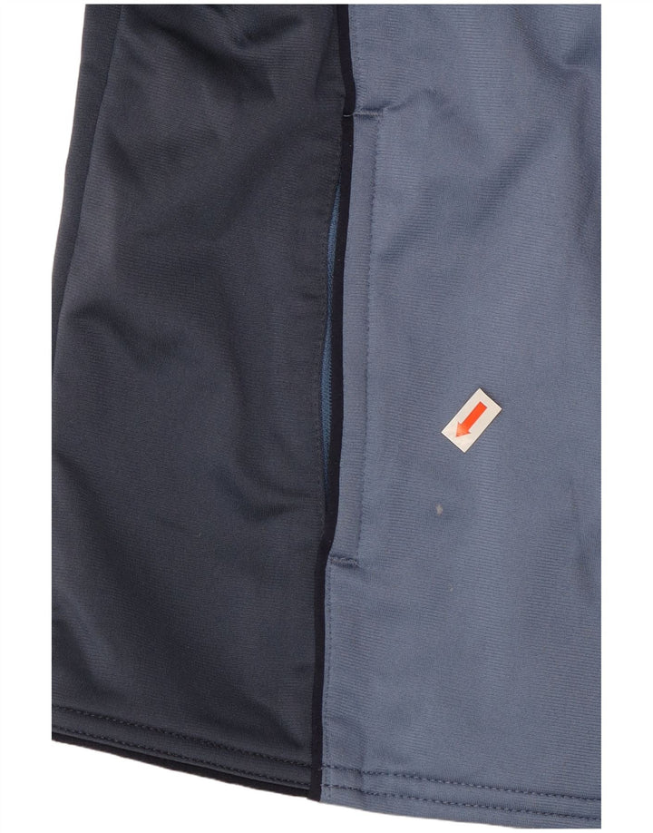 Nike - Chaqueta de chándal con gráfico para niños, 10-11 años, color azul medio