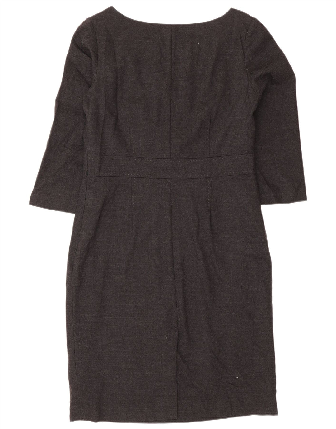 Boden Vestido tubo regular de manga 3/4 para mujer UK 42 Lana gris medio