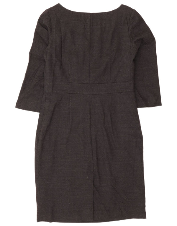 Boden Vestido tubo regular de manga 3/4 para mujer UK 42 Lana gris medio