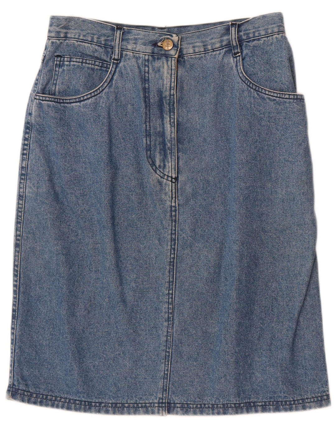 Ellesse Falda Vaquera Mediana W28 Azul Algodón