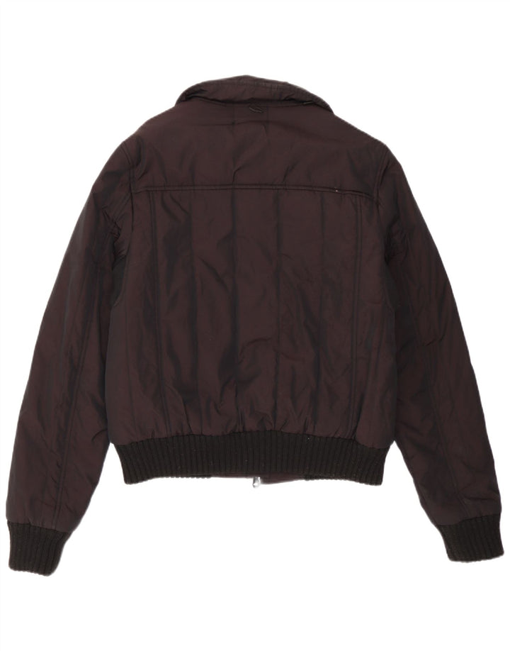 Refrigiwear Chaqueta Bomber para Mujer UK 14 Medium Borgoña Nylon