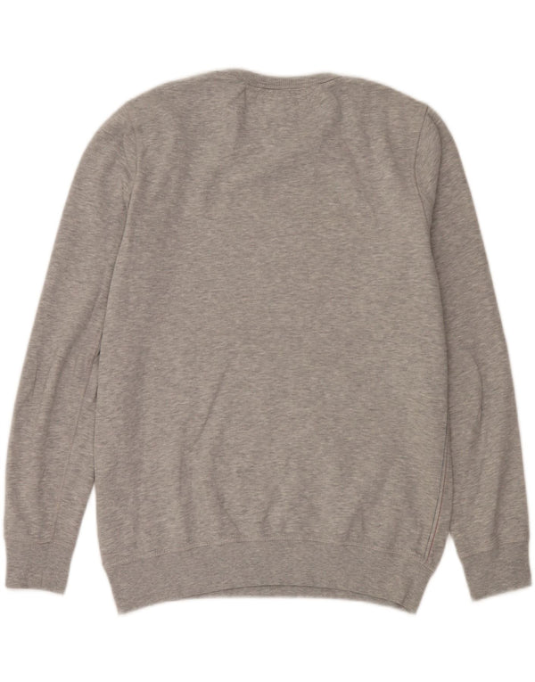 Tommy Hilfiger Sudadera Gráfica para Hombre Jumper Large Gris Algodón
