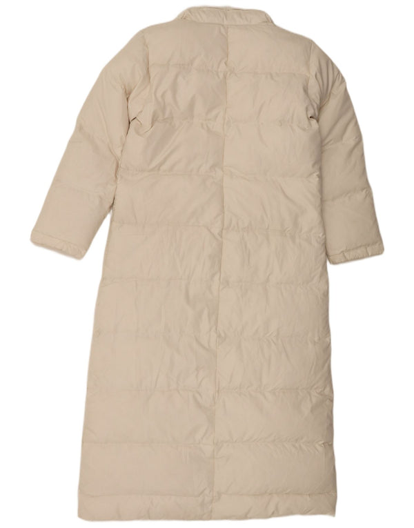 Abrigo acolchado para mujer Phard UK 46 Poliéster blanco grande