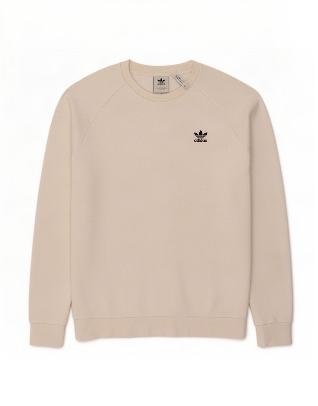 Adidas Mens Sweatshirt Jumper Medium White Cotton