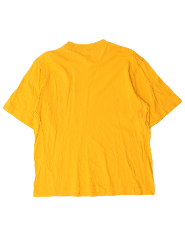 Sergio Tacchini Camiseta Hombre Top Algodón Amarillo Mediano
