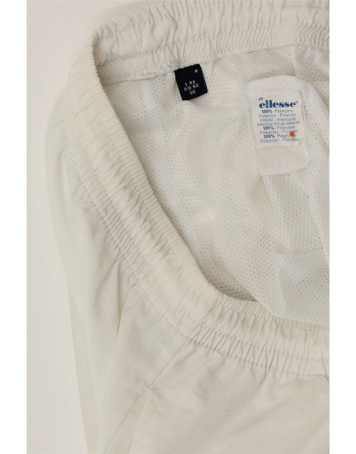 ELLESSE Pantalón de Chándal Hombre IT 52 XL Blanco Poliéster