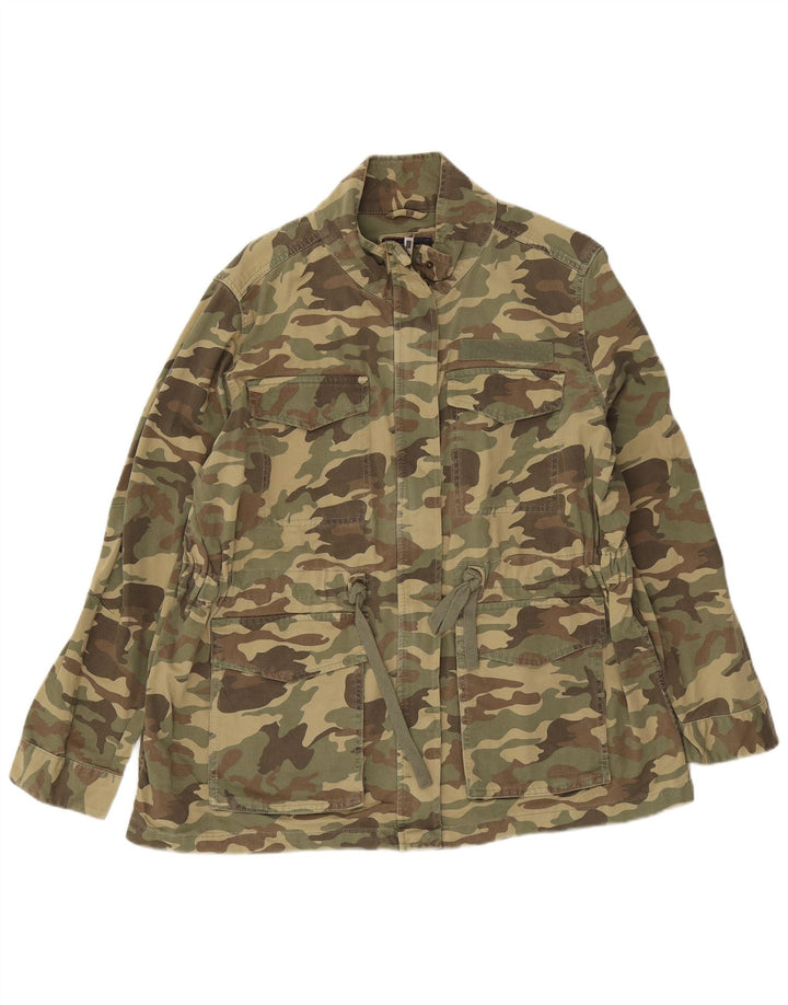 Marks & Spencer Chaqueta utilitaria extragrande para mujer UK 40 XL Camuflaje caqui