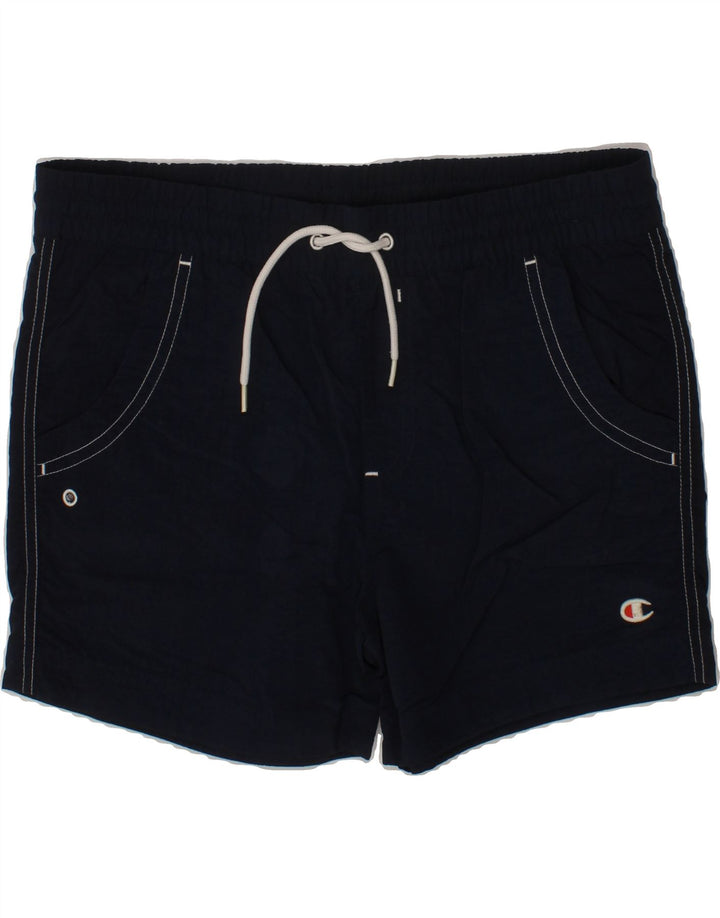 CHAMPION Boys Swimming Shorts 9-10 Years Medium  Navy Blue Vintage Champion and Second-Hand Champion from Messina Hembry 