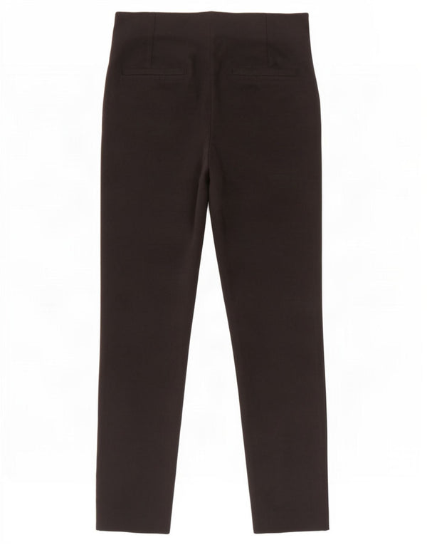 Zara Mujer Pantalones Casuales Slim Small W26 L27 Negro