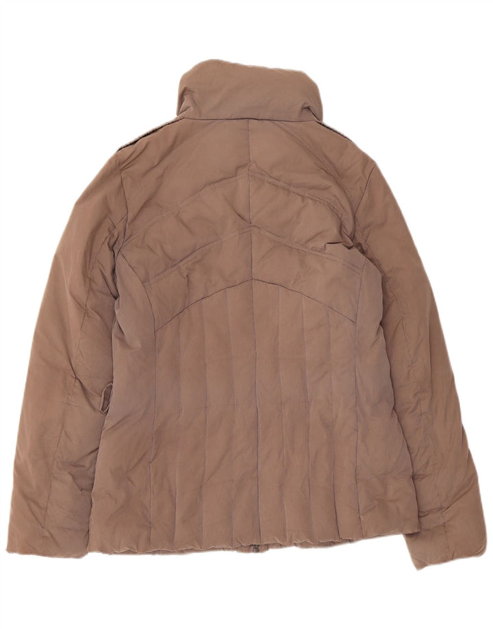 Trussardi Jeans Chaqueta Acolchada Mujer UK 44 Medium Beige