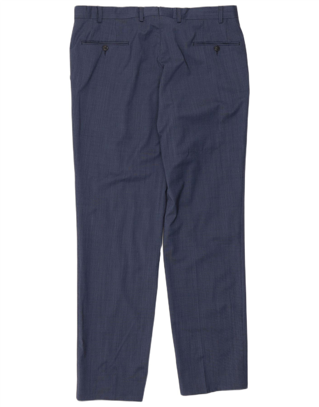 Engbers Pantalón de traje de corte regular para hombre IT 54 2XL W38 L33 Poliéster azul