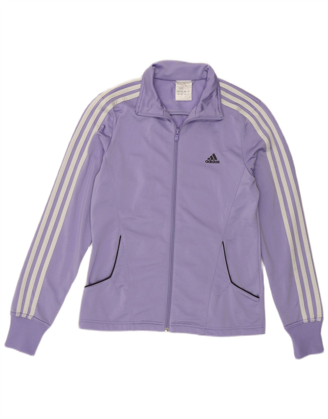 ADIDAS Chaqueta de chándal para mujer Reino Unido 14 Poliéster morado medio