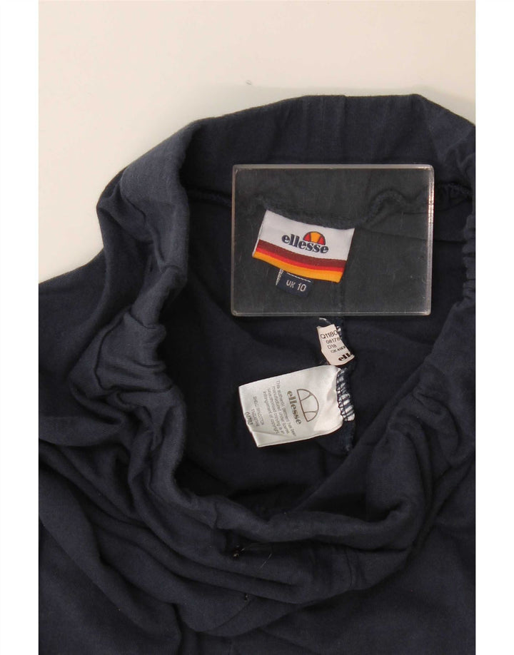 Ellesse Leggings para mujer UK 10 Small Azul marino Algodón
