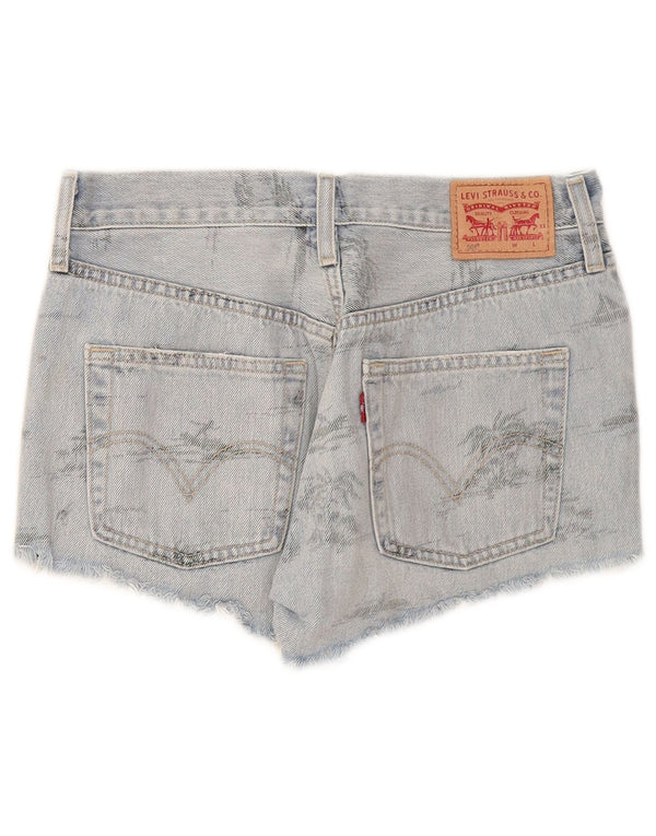 Levi's Mujer 501 Shorts De Mezclilla W26 Pequeño Algodón Azul