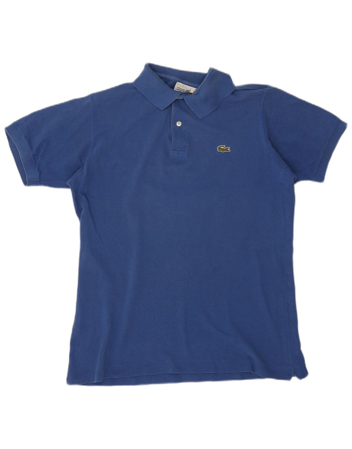 Polo Lacoste para hombre talla 4 algodón azul medio