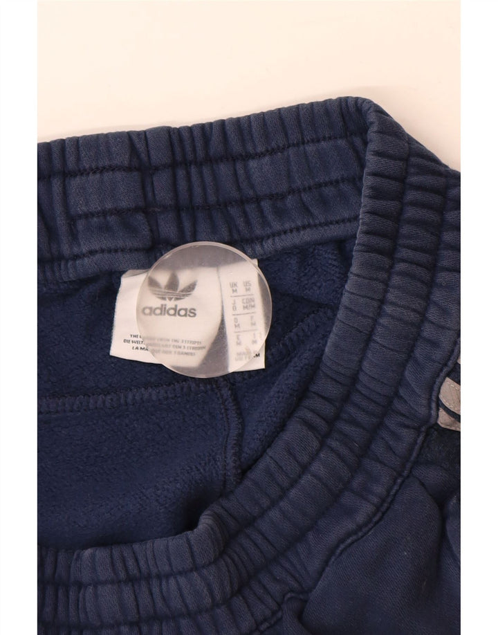 Adidas Hombre Pantalones De Chándal Joggers Medium Azul Marino Algodón