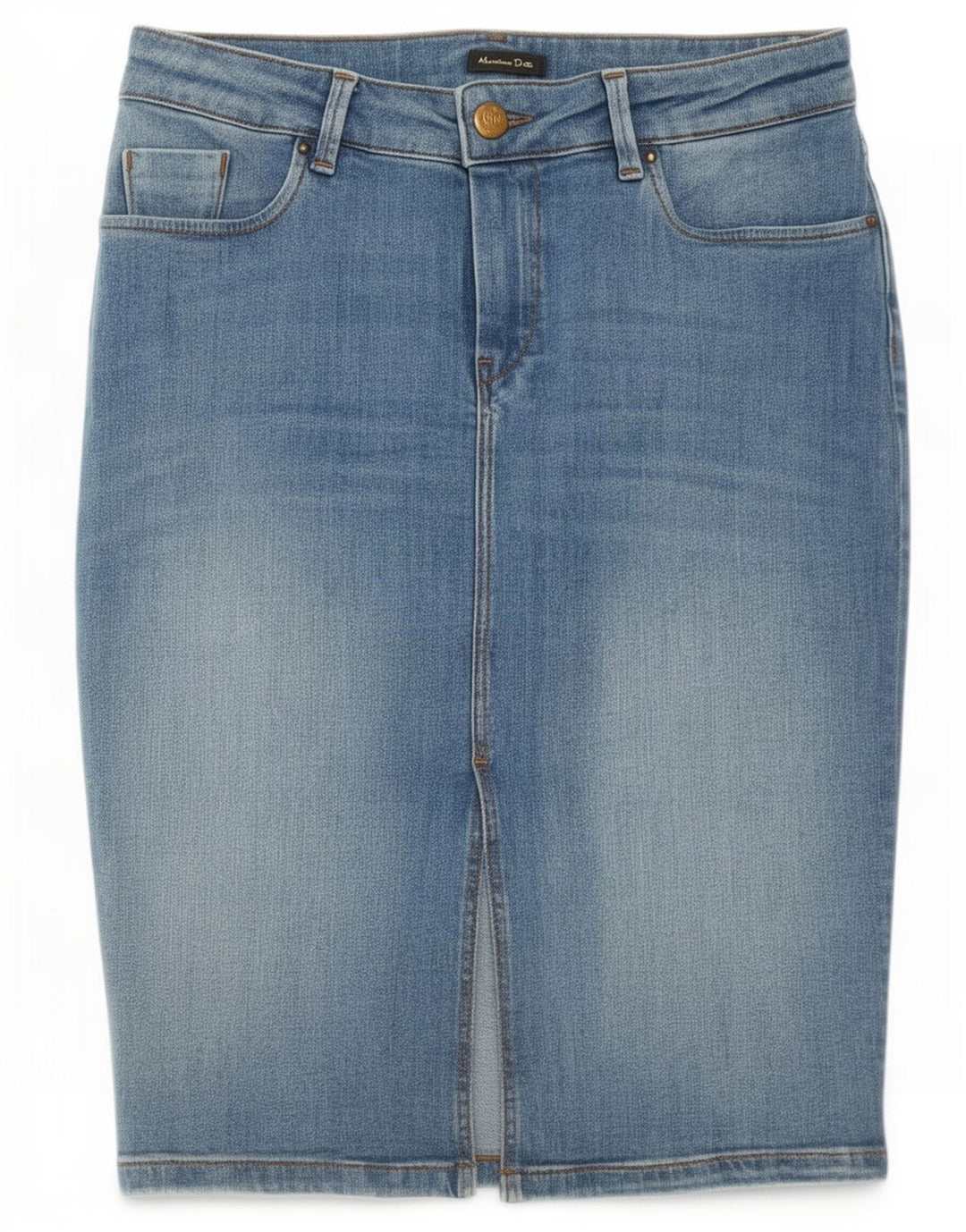Massimo Dutti Falda Vaquera Mujer EU 38 Small W28 Azul