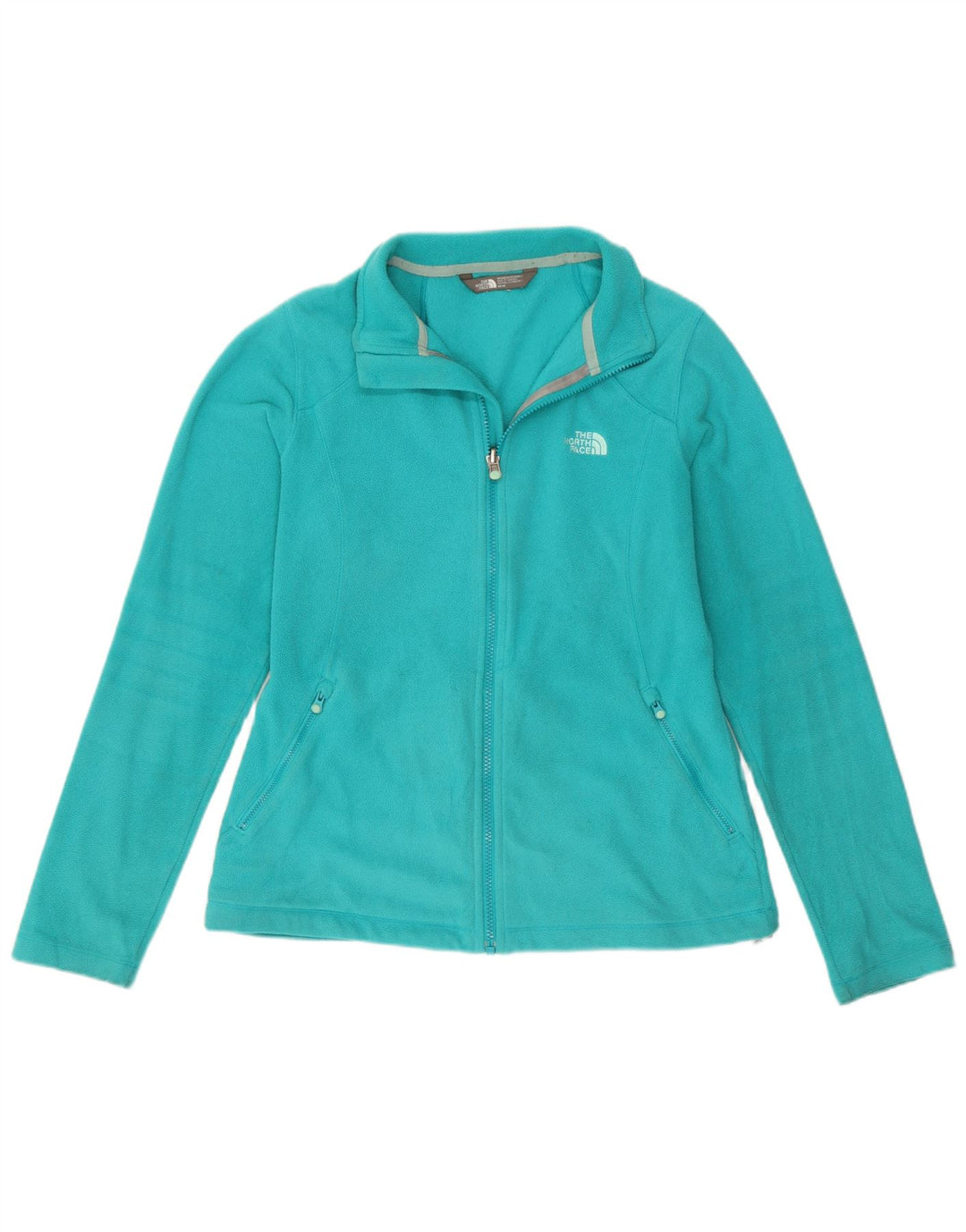 The North Face Chaqueta polar con forro para mujer UK 44 Poliéster turquesa mediano