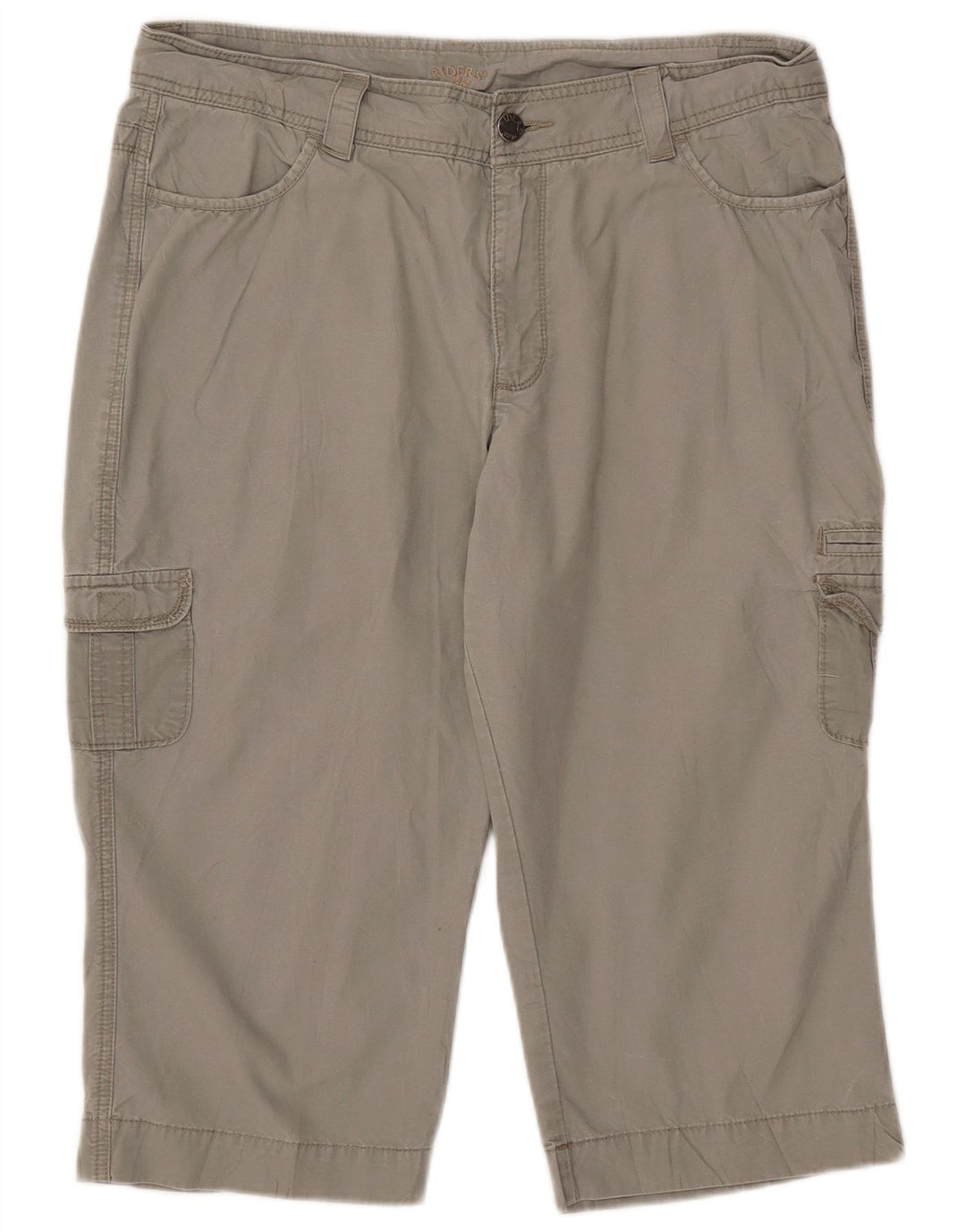 Lee Raiders Cargo Shorts para mujer US 16 2XL W34 Gris Algodón