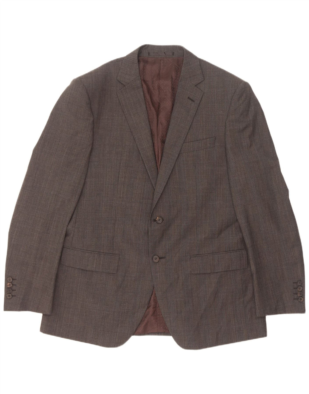 Marks & Spencer Chaqueta tipo blazer autógrafo para hombre UK 42 Large Grey Check
